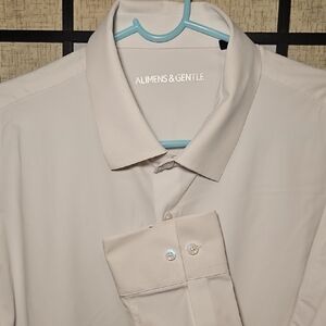 Men's Classic White Dress Shirt